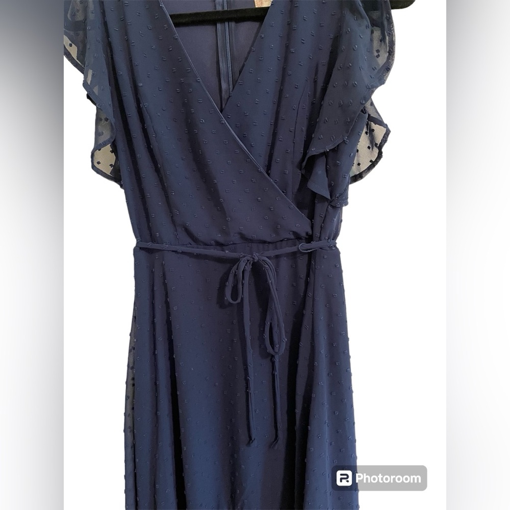 Altar’d State Navy Asymmetrical Dress